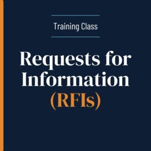 Requests for Information (RFIs)